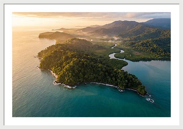 Osa Peninsula At Golden Hour