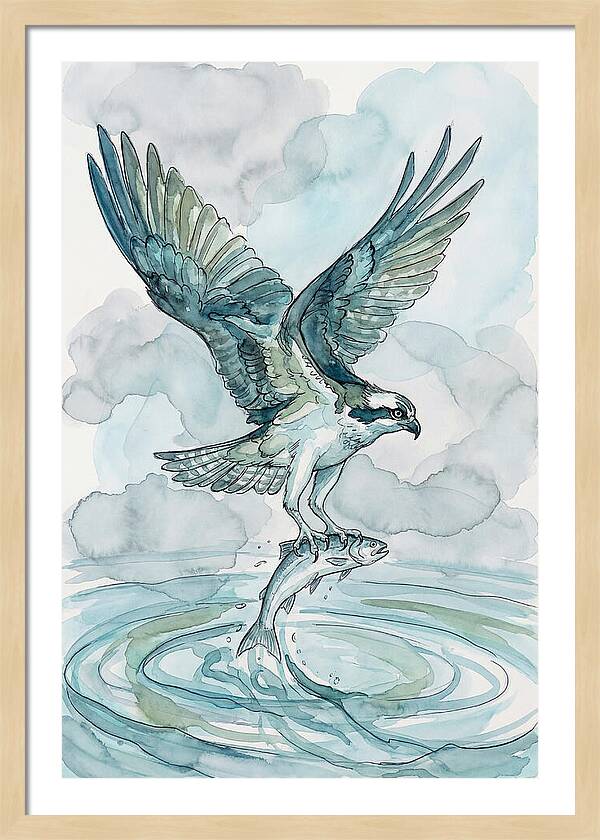 Osprey Catching Fish