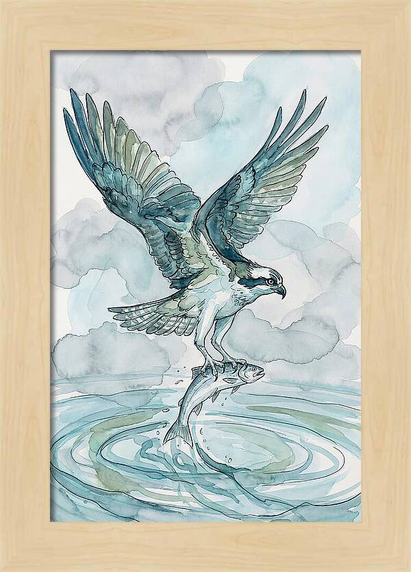 Osprey Catching Fish