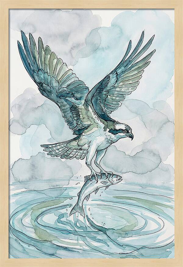 Osprey Catching Fish