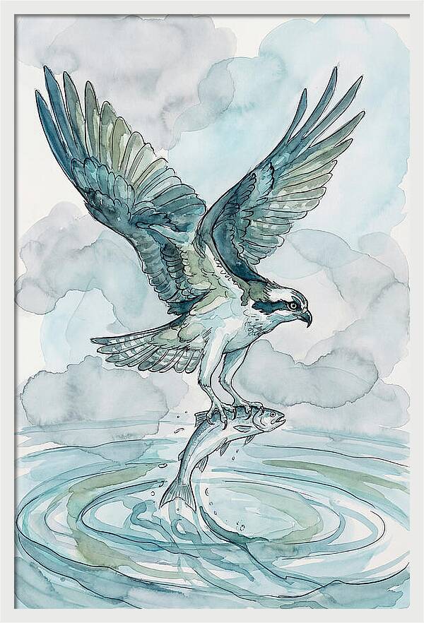 Osprey Catching Fish