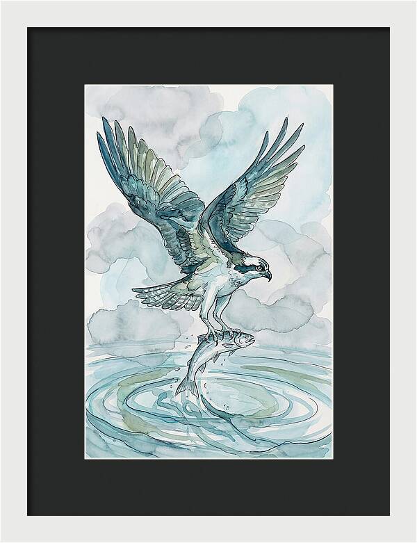 Osprey Catching Fish