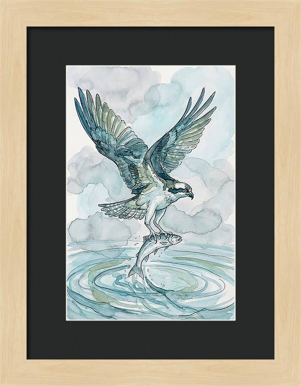 Osprey Catching Fish