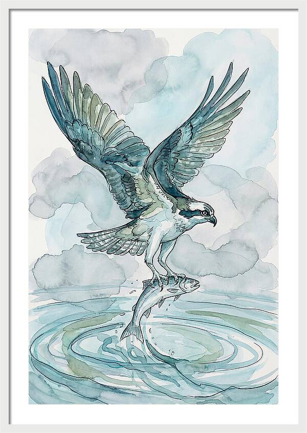 Osprey Catching Fish
