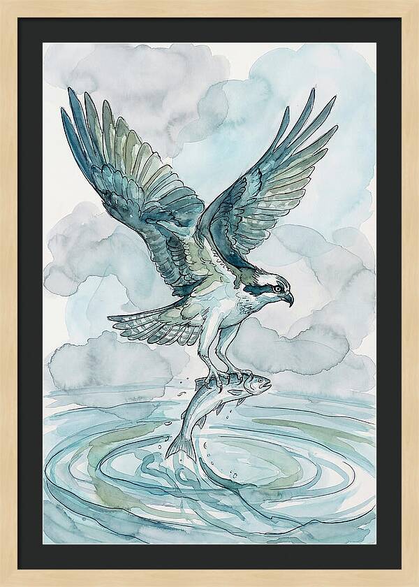 Osprey Catching Fish