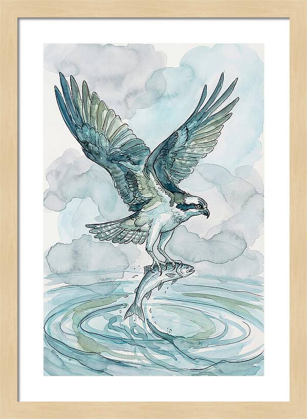 Osprey Catching Fish