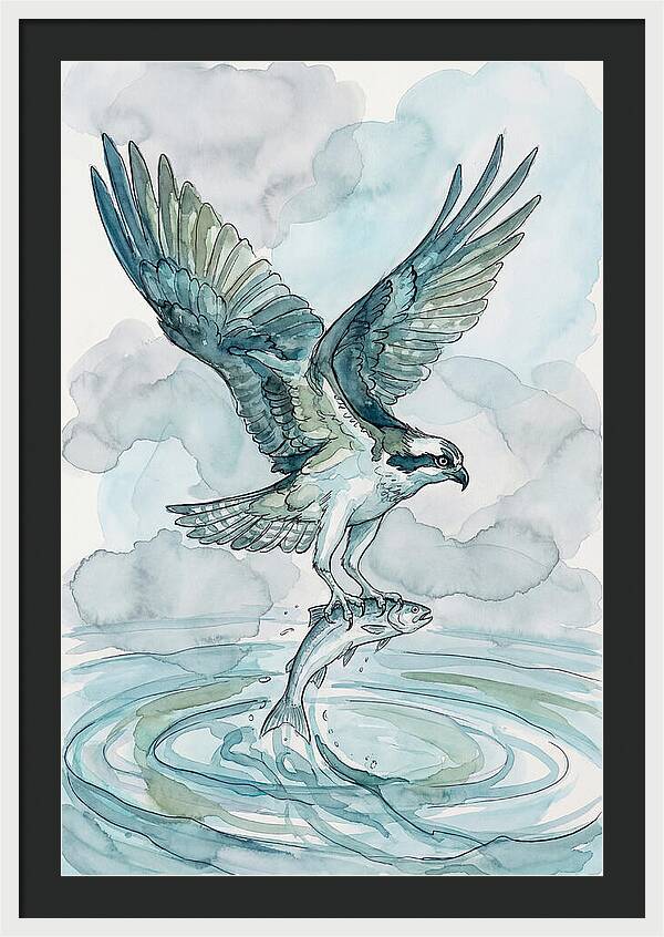 Osprey Catching Fish