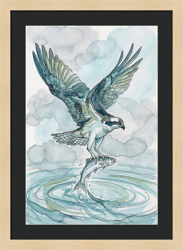 Osprey Catching Fish