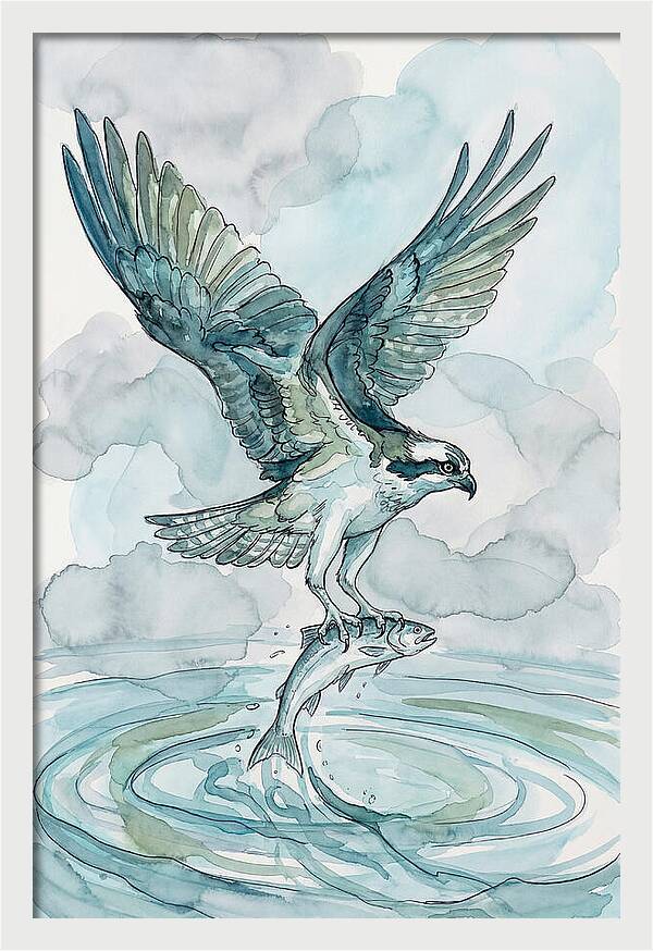 Osprey Catching Fish