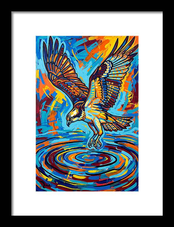 Osprey In Vibrant Flight