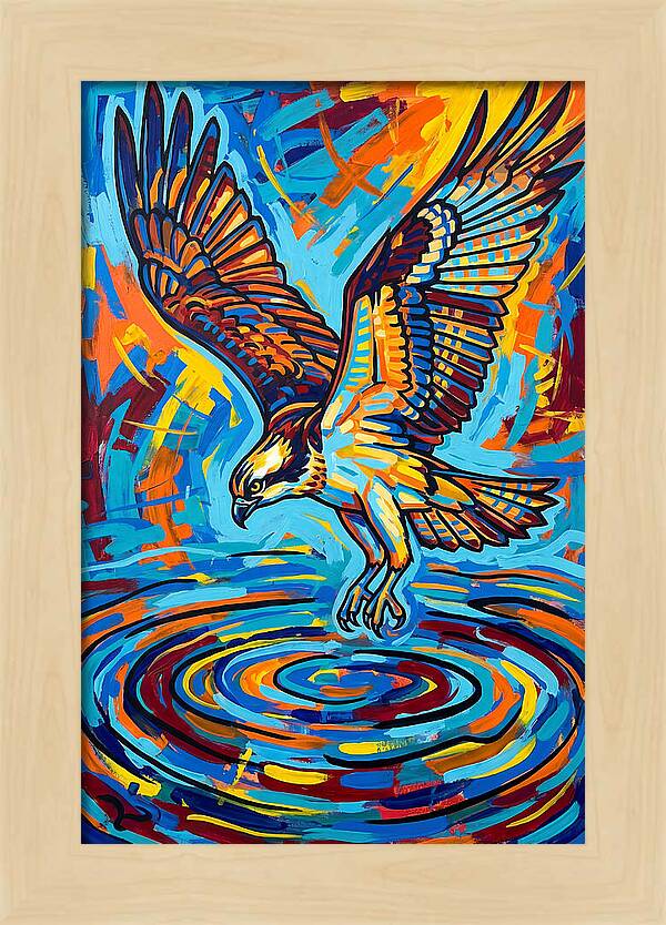 Osprey In Vibrant Flight