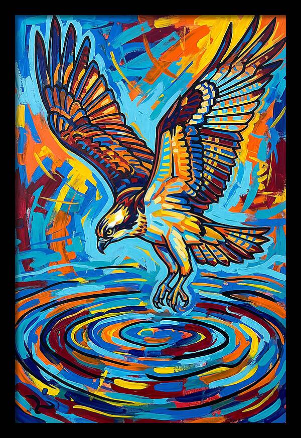 Osprey In Vibrant Flight