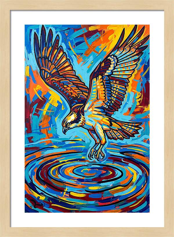 Osprey In Vibrant Flight