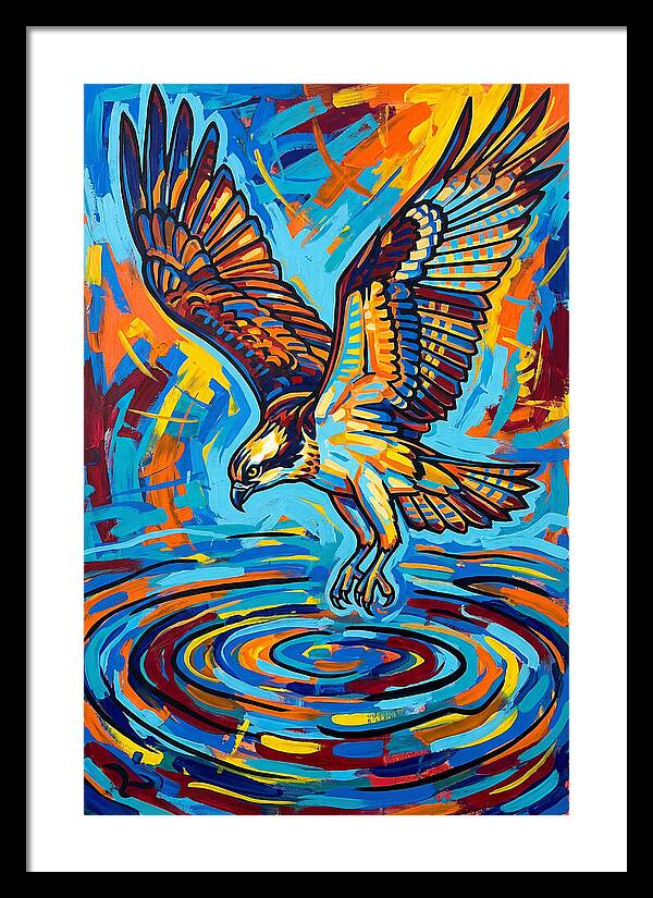 Osprey In Vibrant Flight