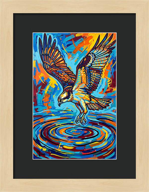 Osprey In Vibrant Flight