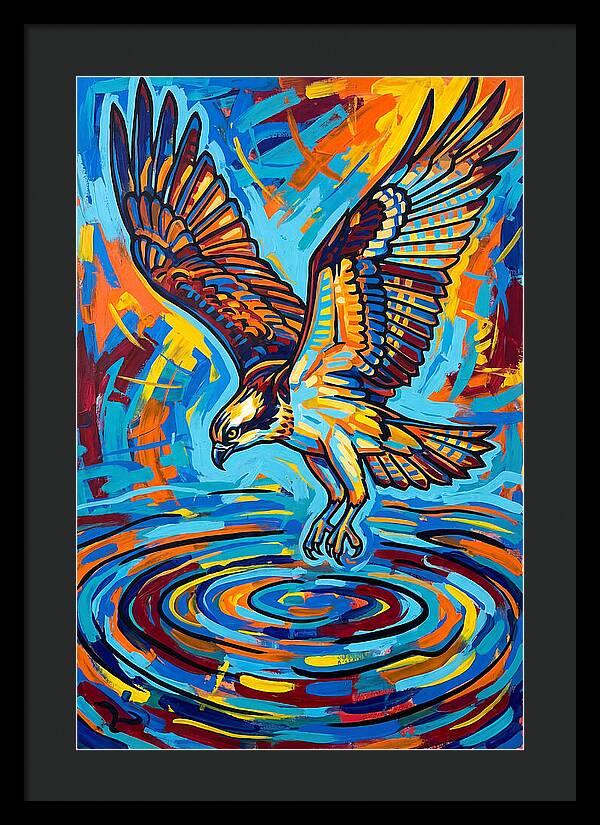 Osprey In Vibrant Flight