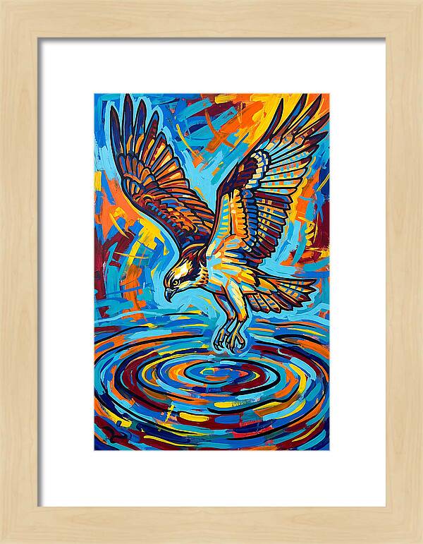 Osprey In Vibrant Flight
