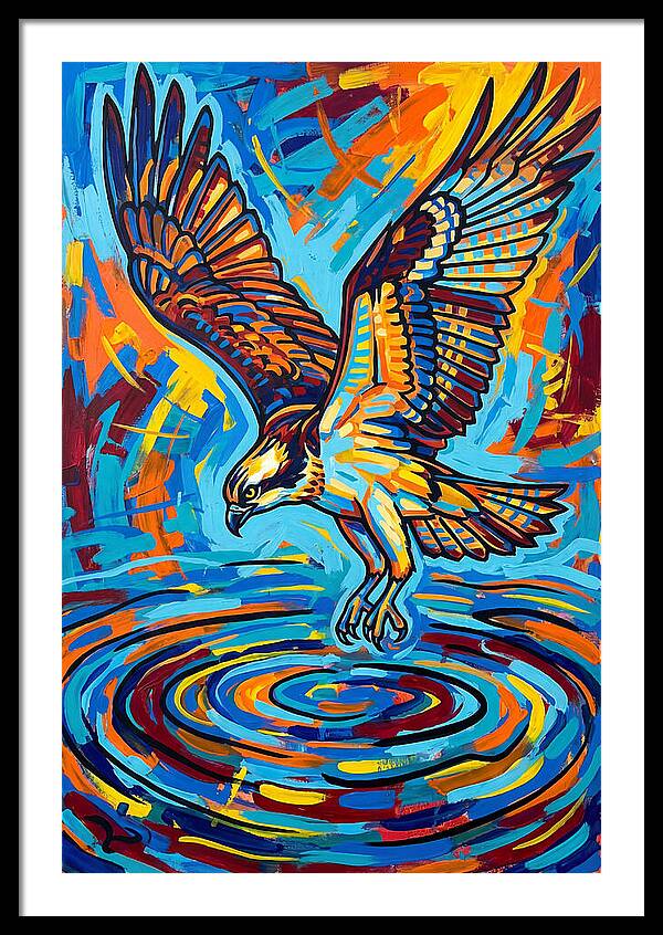 Osprey In Vibrant Flight