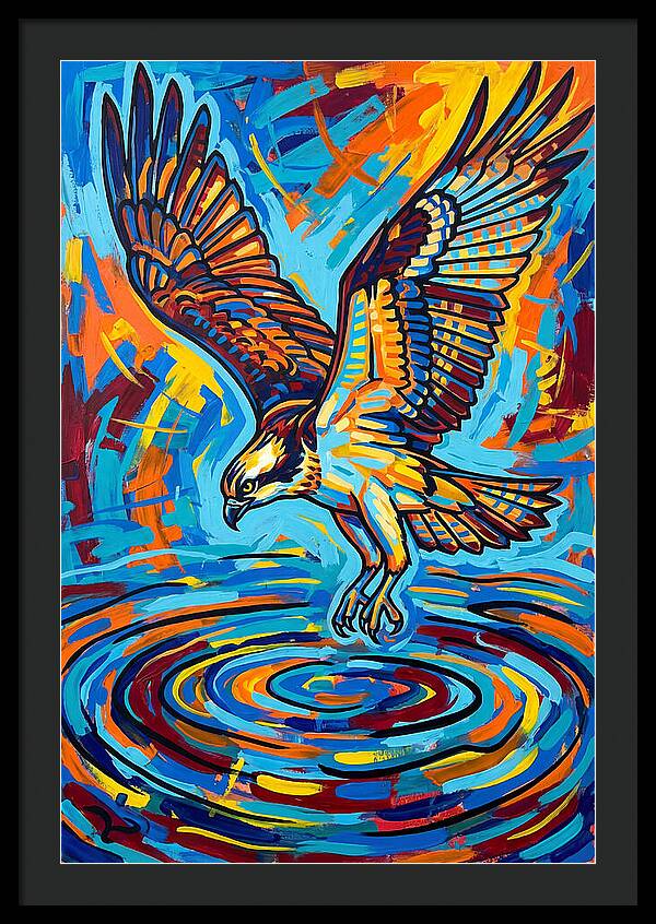 Osprey In Vibrant Flight