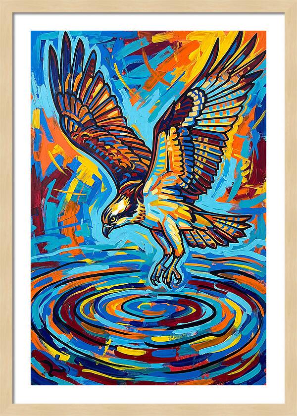 Osprey In Vibrant Flight