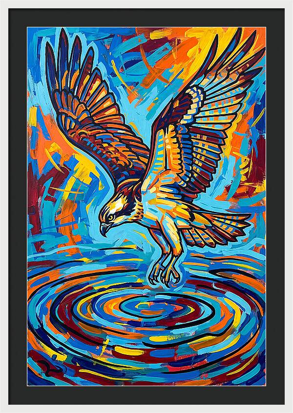 Osprey In Vibrant Flight