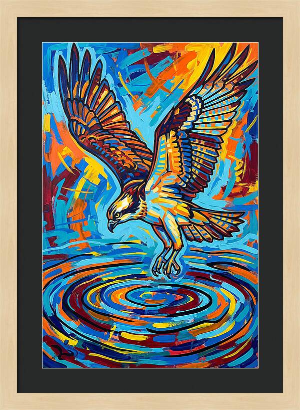 Osprey In Vibrant Flight