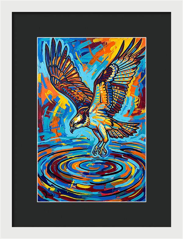 Osprey In Vibrant Flight