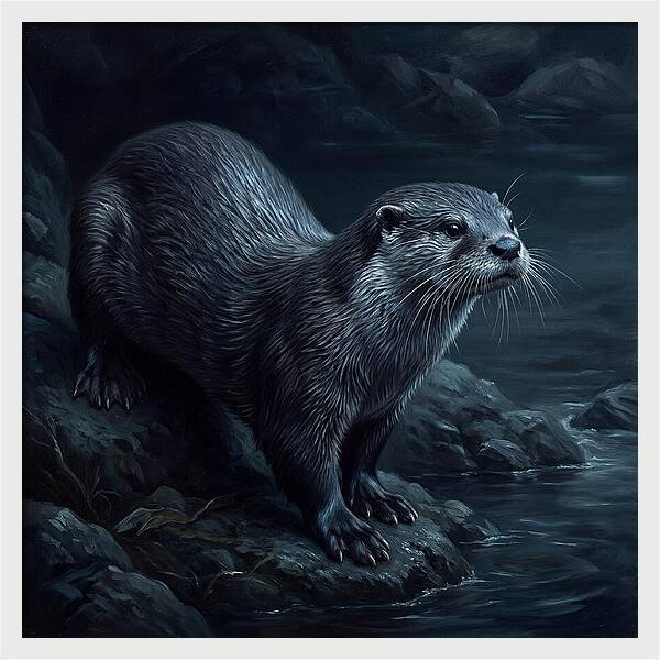 Otter By The Waters Edge