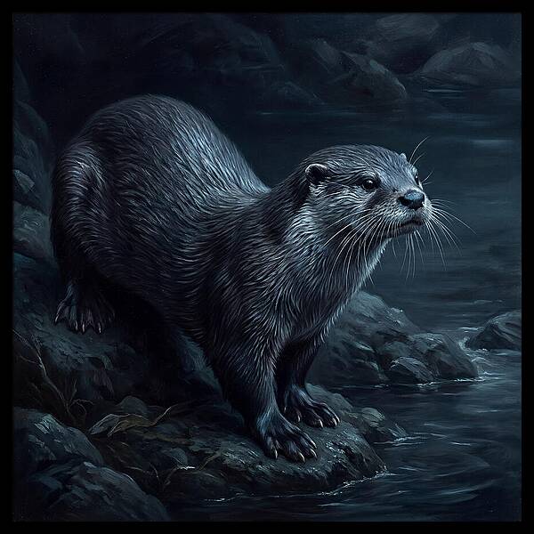 Otter By The Waters Edge