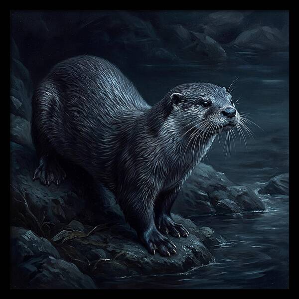 Otter By The Waters Edge