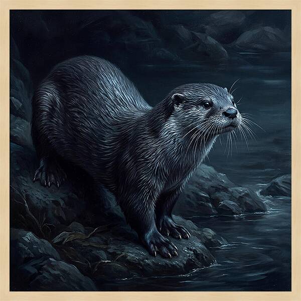 Otter By The Waters Edge