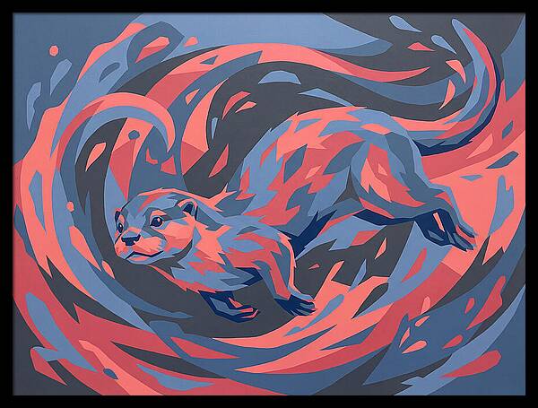Otter In Motion