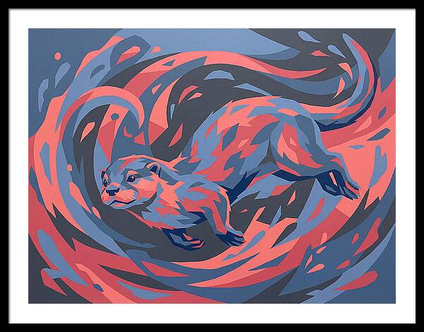 Otter In Motion