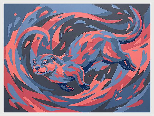 Otter In Motion