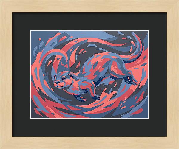 Otter In Motion
