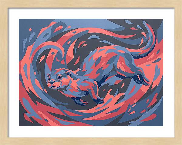 Otter In Motion