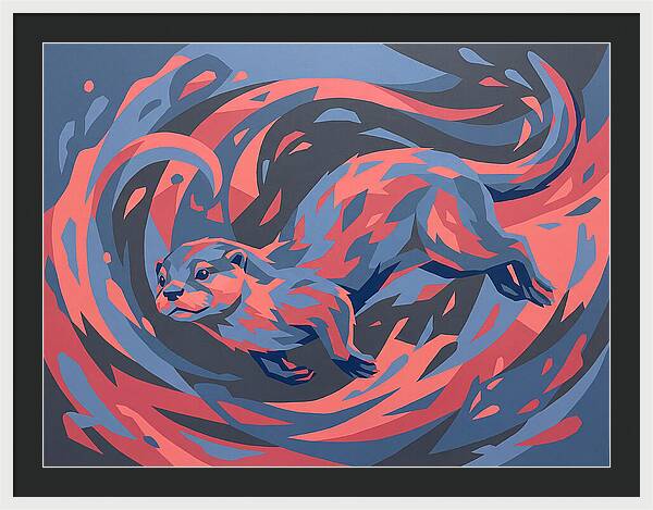 Otter In Motion
