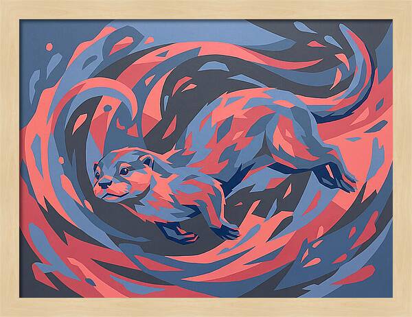 Otter In Motion