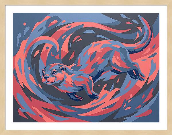 Otter In Motion