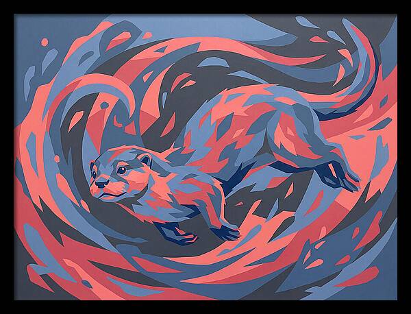 Otter In Motion
