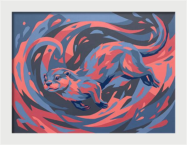 Otter In Motion