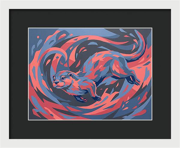 Otter In Motion