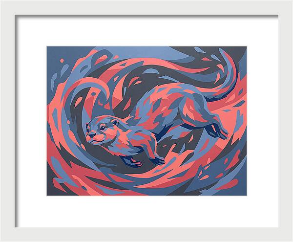 Otter In Motion