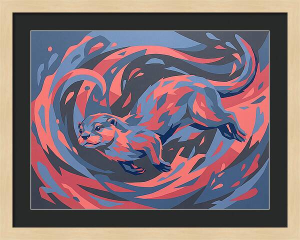 Otter In Motion