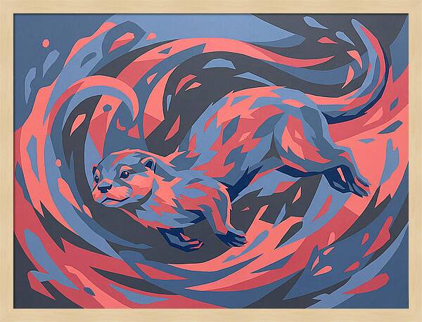 Otter In Motion