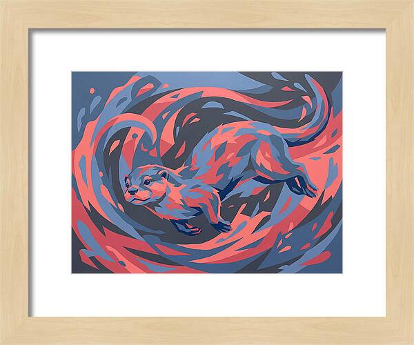 Otter In Motion