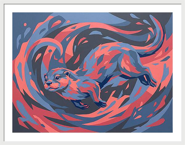 Otter In Motion