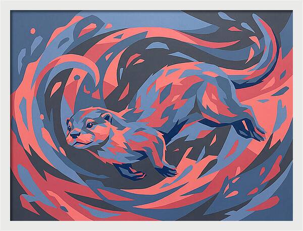Otter In Motion