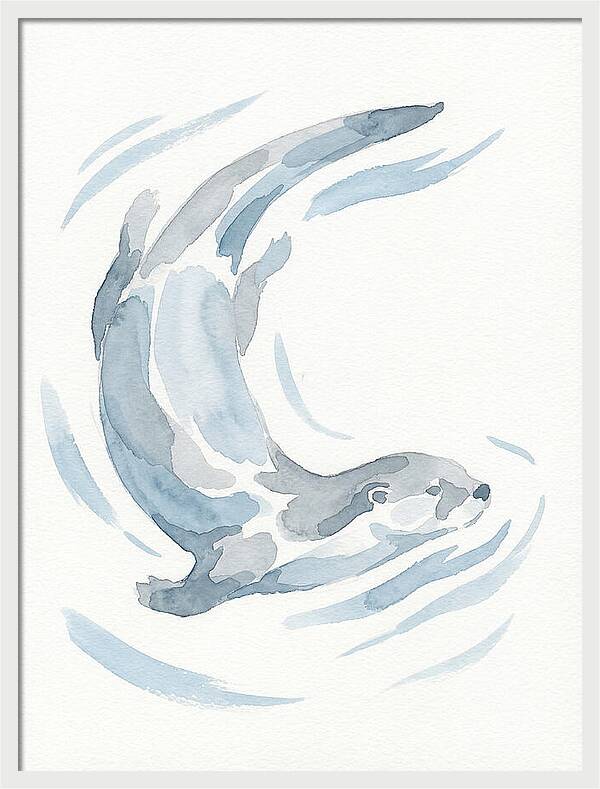 Otter Swimming Gracefully