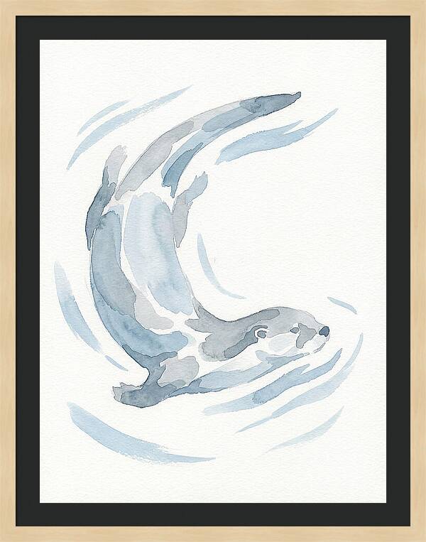 Otter Swimming Gracefully